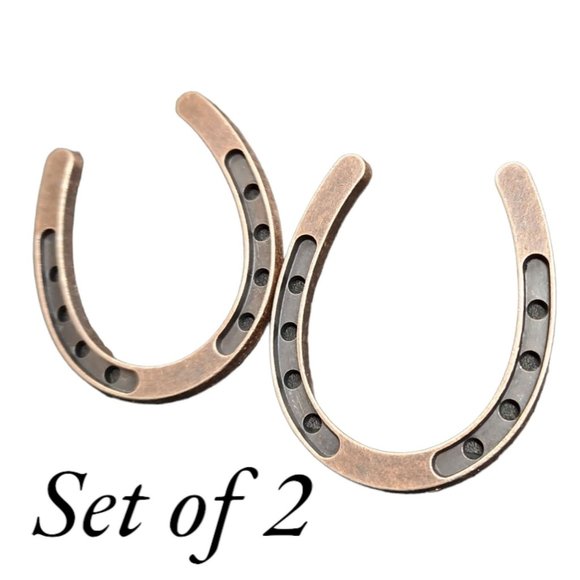 Other - HORSESHOES SET OF 2- Western wedding party favor, Cowboy Wedding Decor, Crafts,